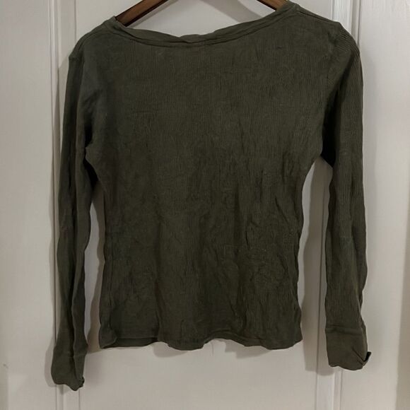 Green long sleeve thermal top - Picture 4 of 4